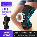 Adjustable Knee Support Brace with Silicone Patella Stabilizer