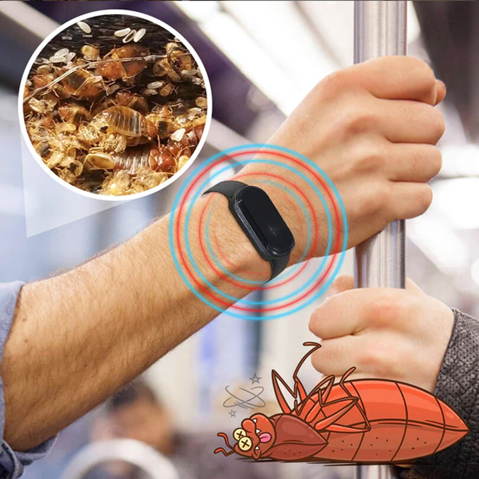 Ultraschall-Insektenabwehr-Armband